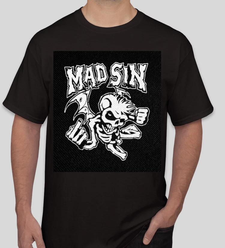 Mad Sin T shirt Tee Rock Band Music Punk Medal CBGB Underground S