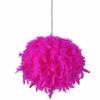 White Feather Shade Feather Pendant Light Fluffy Feather Design LED Lighting Feather Chandelier E27 Holder Nordic Style