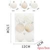 6pcs/box 6cm Christmas Balls Ornaments Christmas Tree Hanging Pendants Christmas Decorations for Home 2025 Navidad New Year Gift