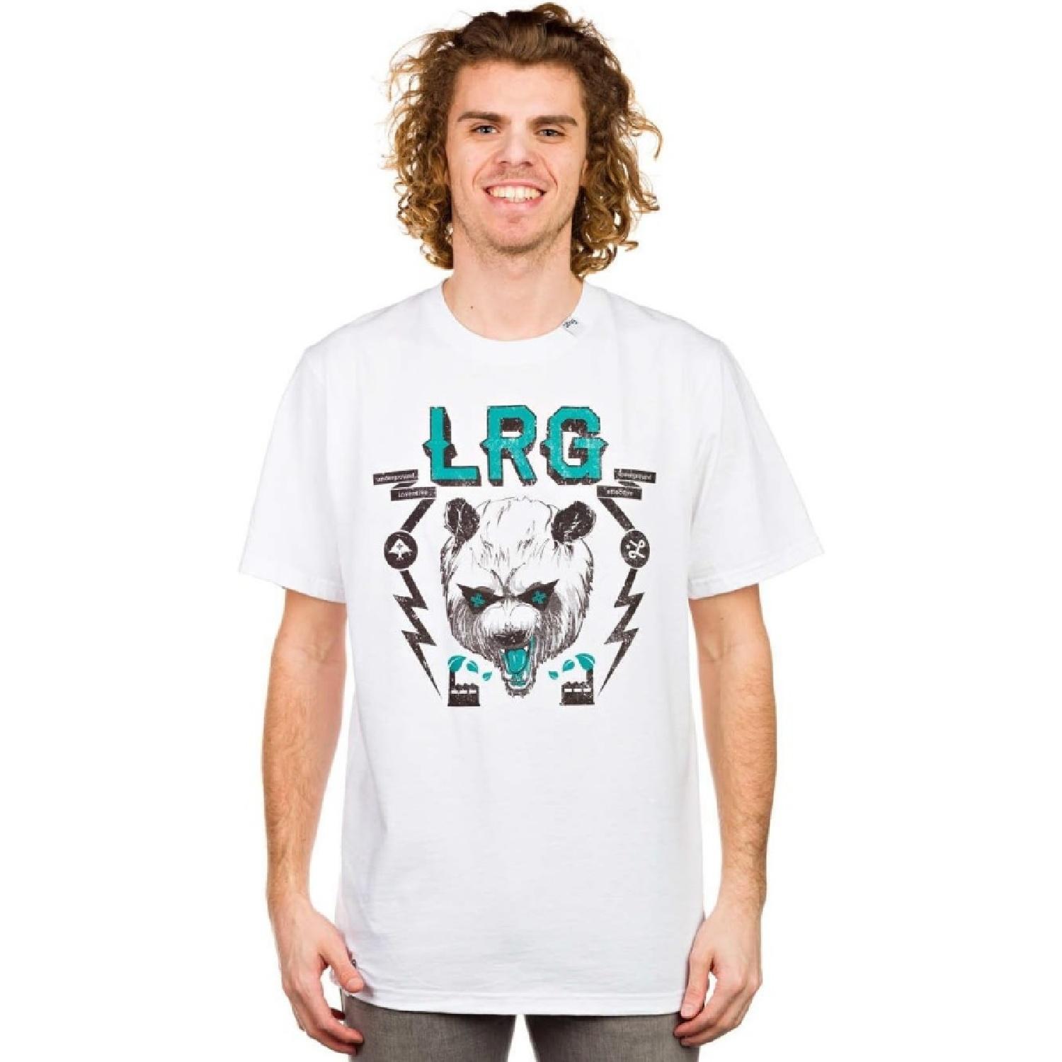 LRG Men s Stay Hungry Panda T-Shirt XXXXXL белый