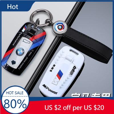 2025 M Fashion Racing Style Design Car Key Case Fob Cover Shell For E61 E70 E81 E87 E90 E91 E92 X1 X5 X3 1 3 5 6 Series Ac