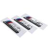 For BMW Car Rear Trunk Badge Sticker M1 M2 M3 M4 M5 M6 M7 M8 Competition Emblem Silver Modification Of ABS Badge