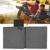 Electric Heated Seat Cushion, Foldable Stadium Seat Cushion with Backrest for Camping, Fishing, and Hunting
