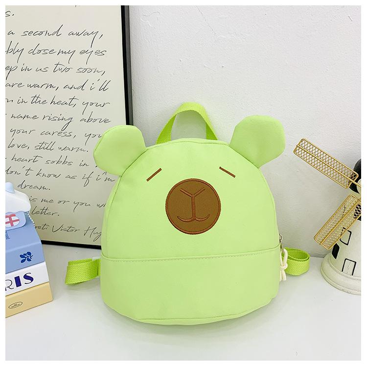 School Bag New Bear Bag Small Class Boys and Girls Snacks Small School Bag Trend Double Shoulder Back