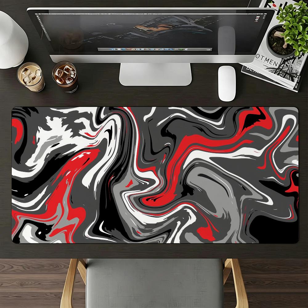 Strata Liquid Mouse Pad Large Nonslip Waterproof Mat Stitched Edge Keyboard Pad For Gaming Daily Office