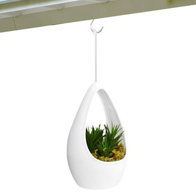 Hanging Garden Plant Basket Droplet Shape Plant Hanging Flower Basket Teardrop Flower Pots Wall Decor Plant Potted Container
