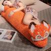Katchi Cute Cartoon Black Cat Long Hugging Pillow
