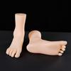 Set of 2 Female Foot Replicas PVC Construction Foot Mannequin Foot Anatomy Training Tool Suitable for Shoe Marketing
