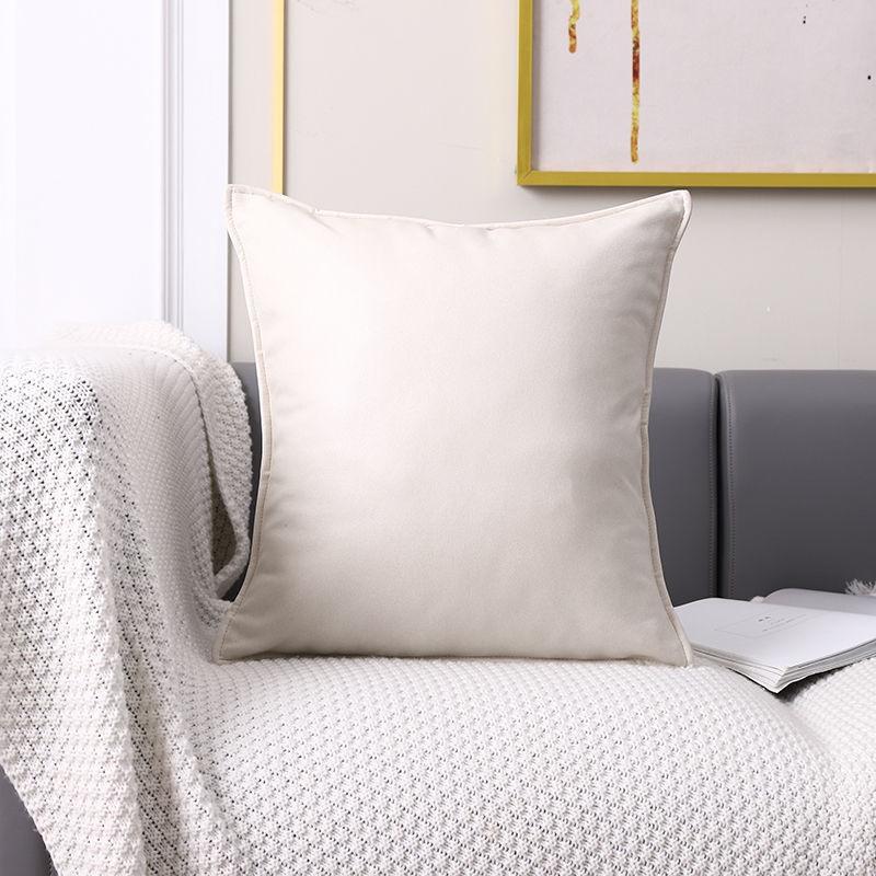 45X45Cm Single Pillow Cover Windproof Pillow Soft Bag Cushion Office Pillow Waist Pillow Cover Sofa Throw Pillow Cover Coreless