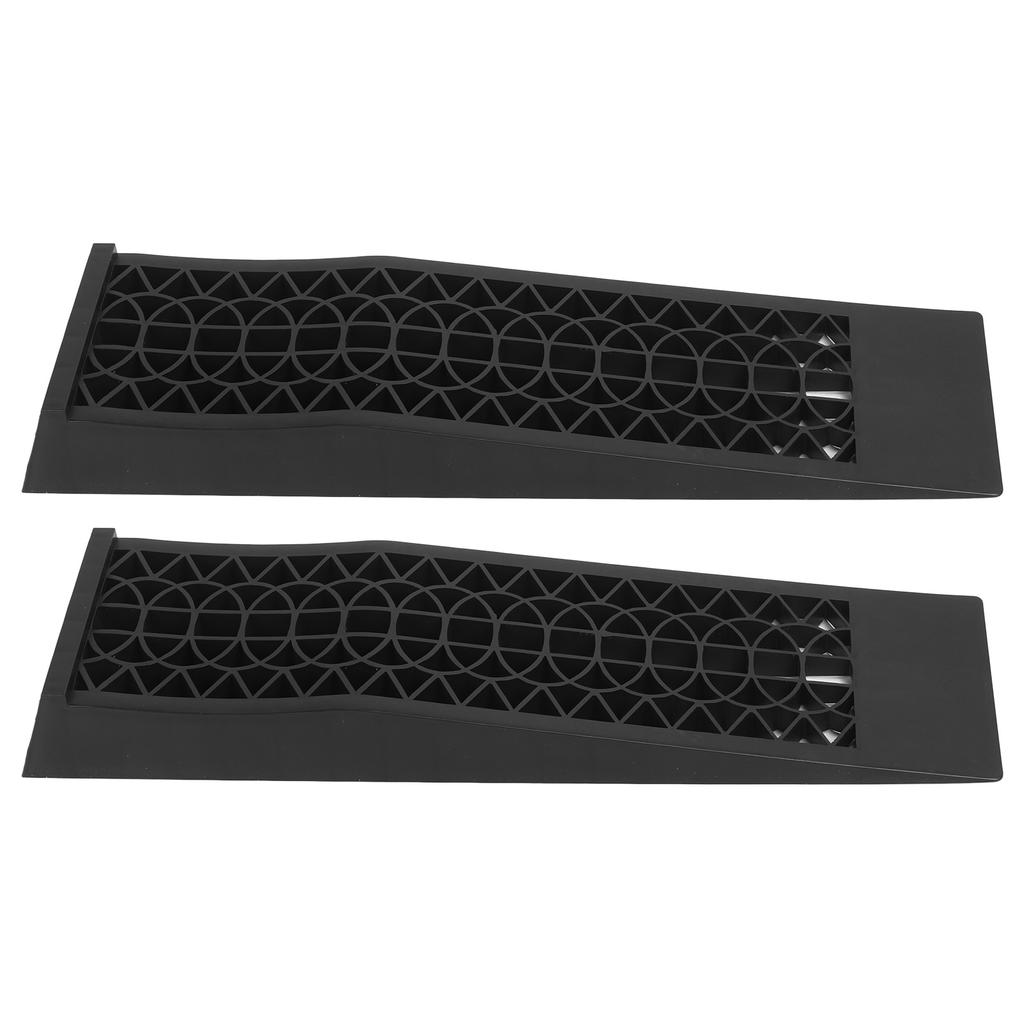 1Pair Car Service Ramps Vehicle Maintenance Tire Ramps Universal for 4400 Lbs Vehicles