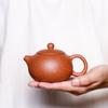180ML Chinese Authentic Yixing Teapot Famous Handmade Mesh Holes Filter Teapot Xishi Teapots Purple Mud Custom Teaware Gifts