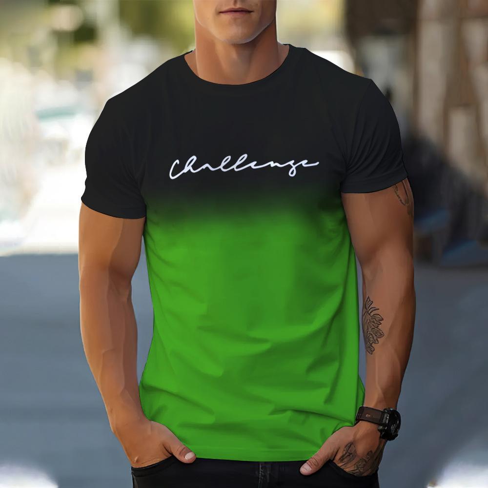 Summer Fashion Short Sleeve T-Shirt 3D Print Tee