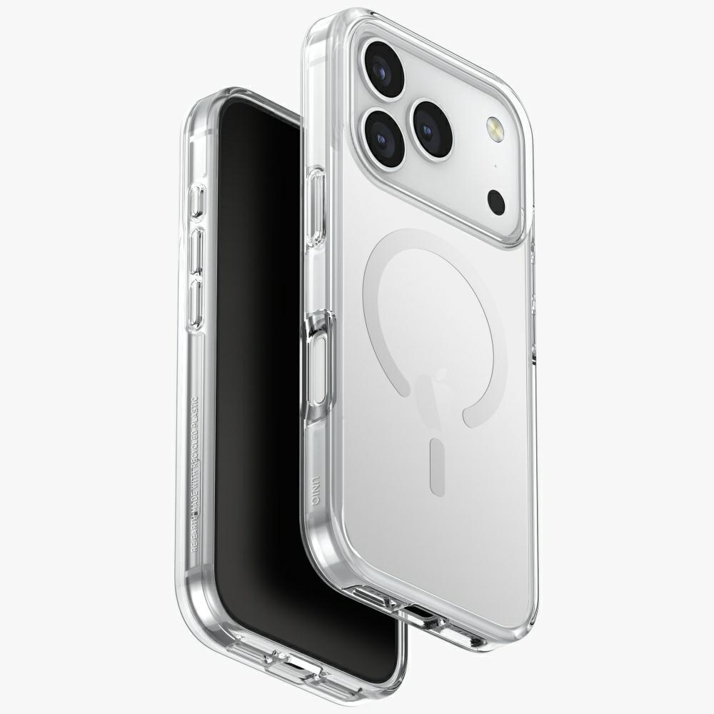 UNIQ Clario Case for iPhone 17 Pro Magclick Charging Transparent