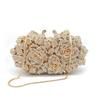 Dinner Bag Empty Rose Diamond Dinner Bag Hard Box Women's Bag Annual Meeting Evening Dress Bag Diamond Handbag