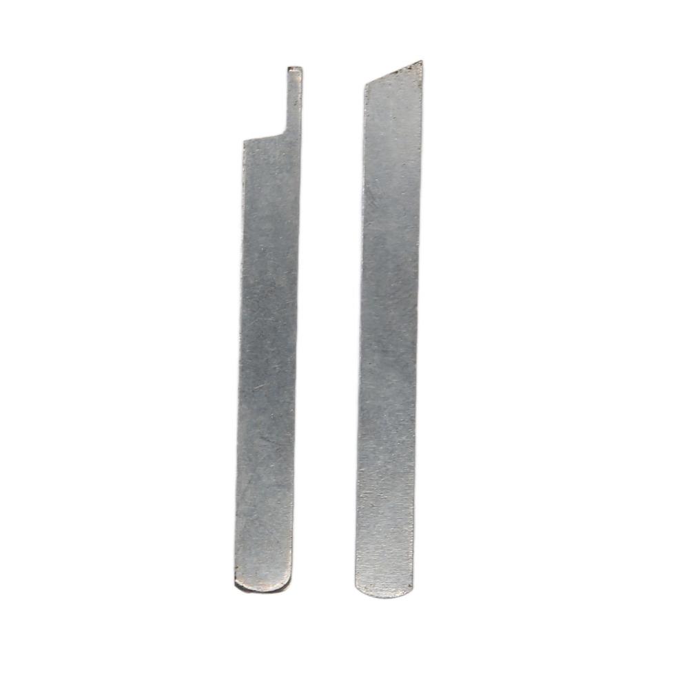 2pcs 5mm Upper Lower Knives High Strength Carbon Steel Durable Overlock Machine Knives Precision Cut Efficient Performance