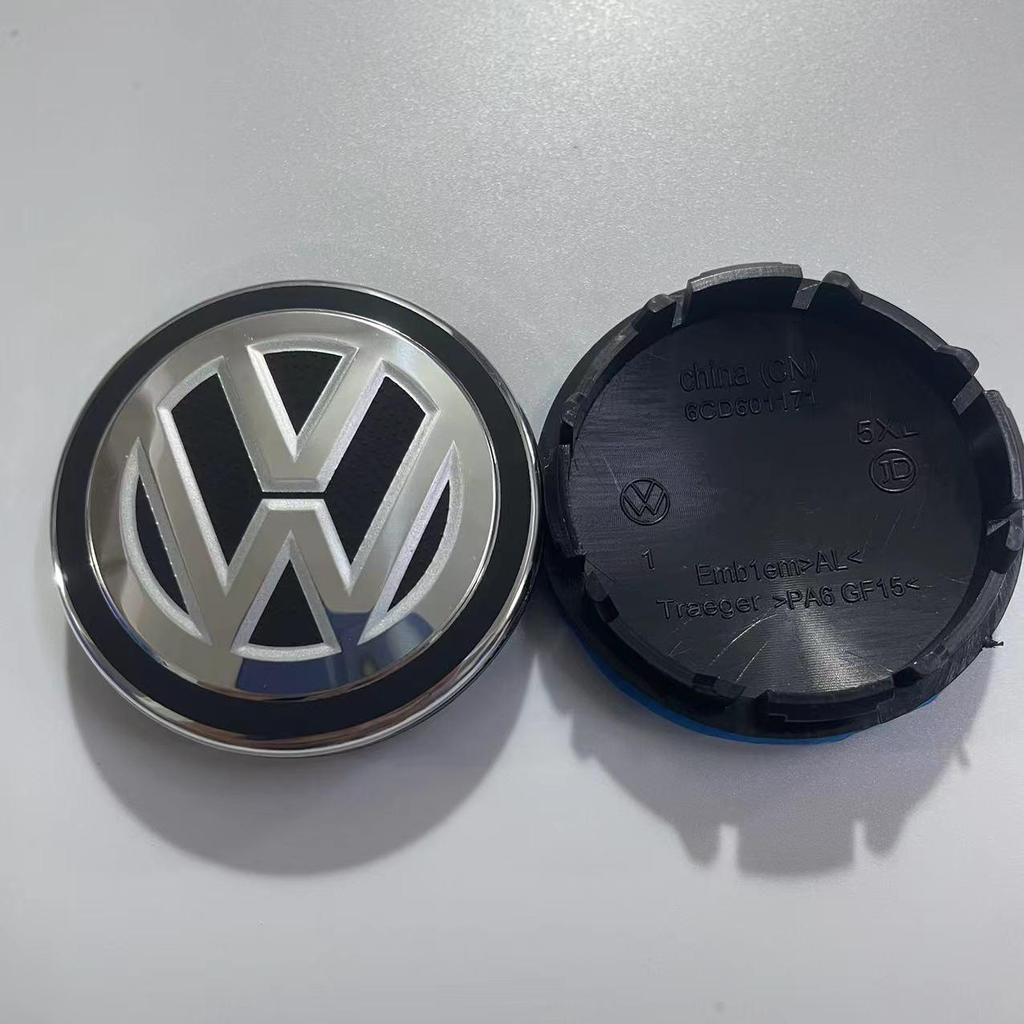Volkswagen R GTI Radkappen-Emblem - Wolfsburg Mittelkappe für Magotan, Touran, Sagitar
