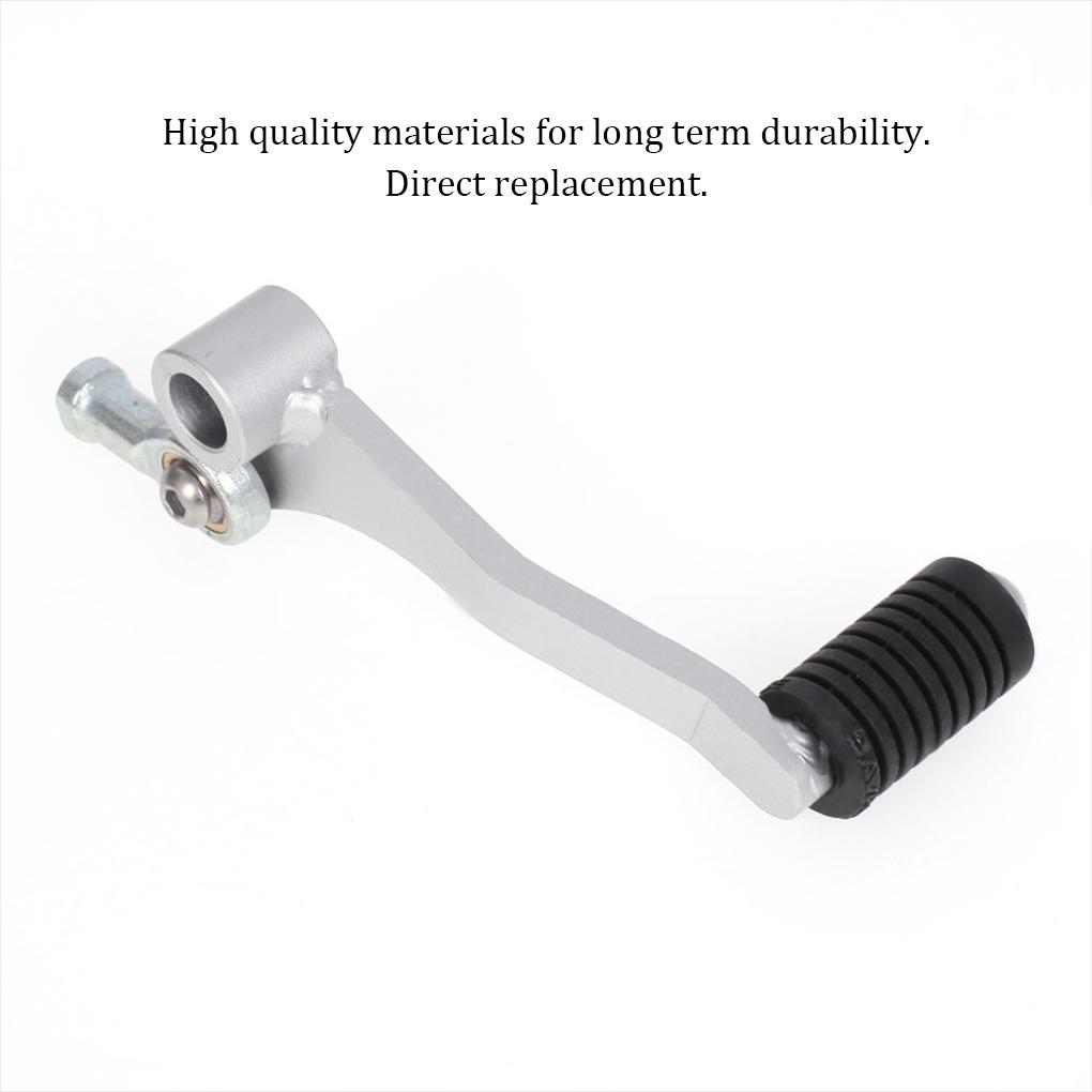 Shift Lever Motorbike Heel Gear Change Shifter Adjustable Silver Deform Resistant Shifter Pedal Motorcycle Foot Brake
