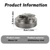 Stainless Steel Mason Jar Lids with Rubber Gasket and Handle Pour Spout Lids Reusable Mason Jar Lids for Wide Mouth Mason Jars