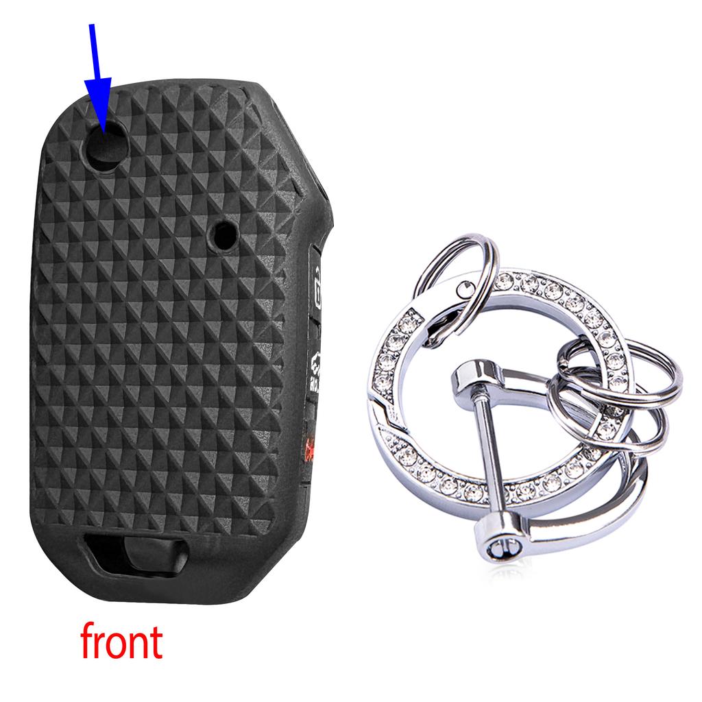 Car Key Fob Case Cover For Kia Soul Sportage Niro Ceed Xceed Telluride Carnival Sorento Proceed Sports Cerato K3 K5 Seltos Sonet
