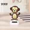Solar Powered Car Decoration Ornaments, Shaking Head Monkey Toy, Banana Holding Colorful Dashboard Toy Figure, Swinging