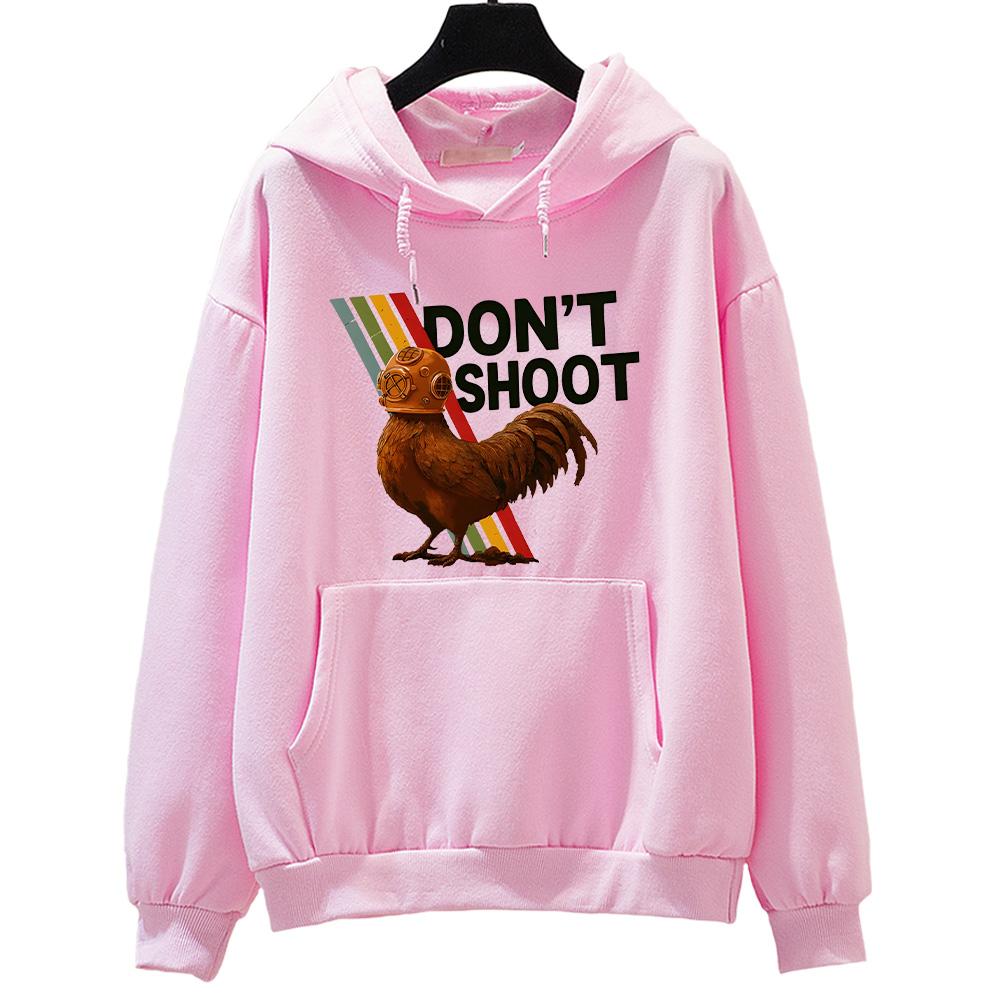 Grafica Non Sparare Felpa con Cappuccio ARC Felpe ARC Raiders Felpa per Giocatori Uomo Donna Felpa con Cappuccio Ispirata ad Arc Raiders Pullover Top Y2K Outfit coordinato per coppia