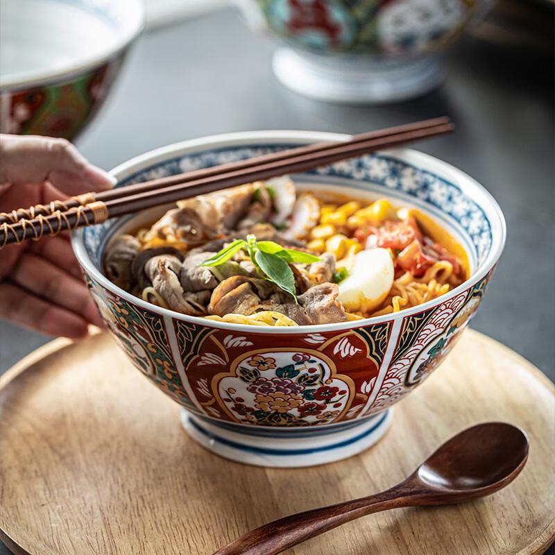 Ru Han Retro Ceramic Ramen & Rice Bowl