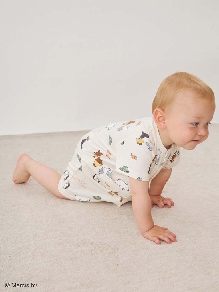 Gelato Pique DickBruna Baby Print Romper Cool-to-the-Touch All-Over (PBCO254417YEL80)