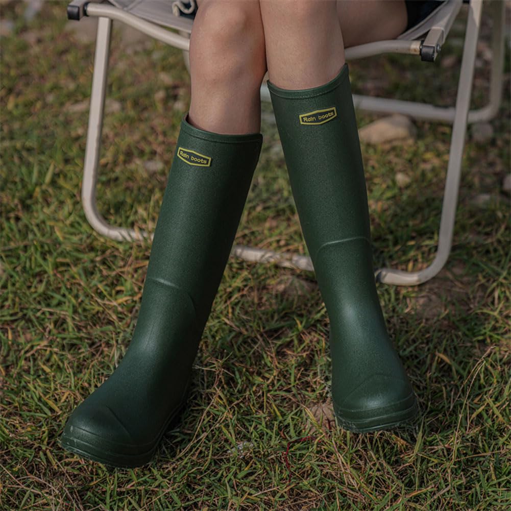 Rain Boots for Long Solid for Farm Easy To Walk Rainy Rainy Large Japanese Shoe Size [D.IIZOO] Men, Shoes, Color, Work, Gardening, In, Season, Days,