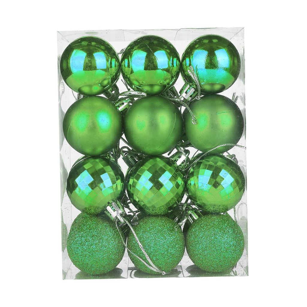 24 Stück Weihnachtsbaumkugeln Christbaumschmuck Dekorationen für Neujahr Verlobung Weihnachtsbaum Jubiläum Partyzubehör