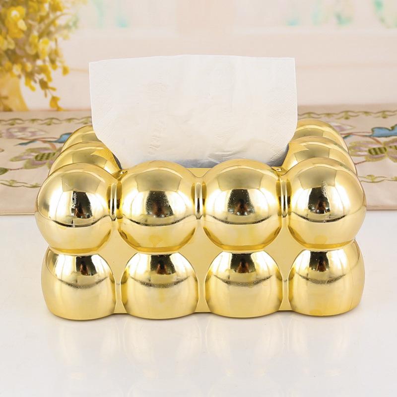 Scatola porta fazzoletti Soggiorno Lusso Leggero High-end Domestico Creativo Marshmallow Scatola per Disegni su Carta Tavolo da Pranzo Scatola porta tovaglioli Scatola per Disegni su Carta