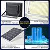 Outdoor Solar Light Courtyard Porch LED Floodlight Outdoor IP67 Waterproof Reflector Solar Powered Spotlight with Remote Control