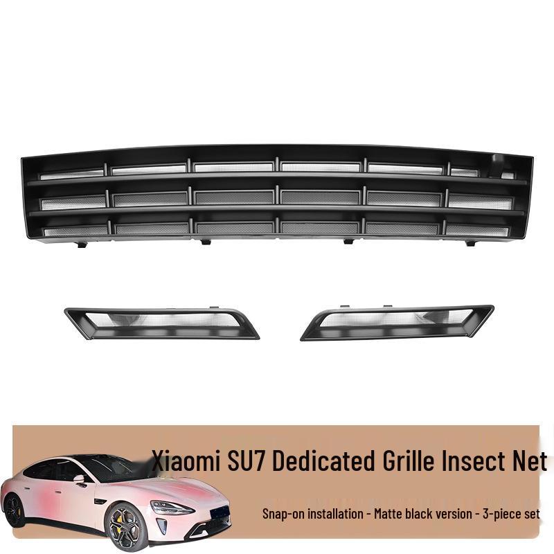 Xiaomi SU7 Anti-Insect Net: Front Grille and Radiator Protection for Pro/Max Models, Mosquito & Catkin Guard, No-Disassembly Needed