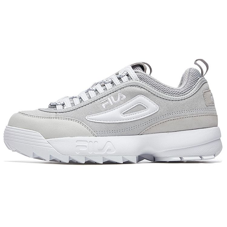 FILA Fusion Disruptor 2 Leather Comfortable Trendy Low-Top Dad Shoes Women sneaker T12W943702FGY