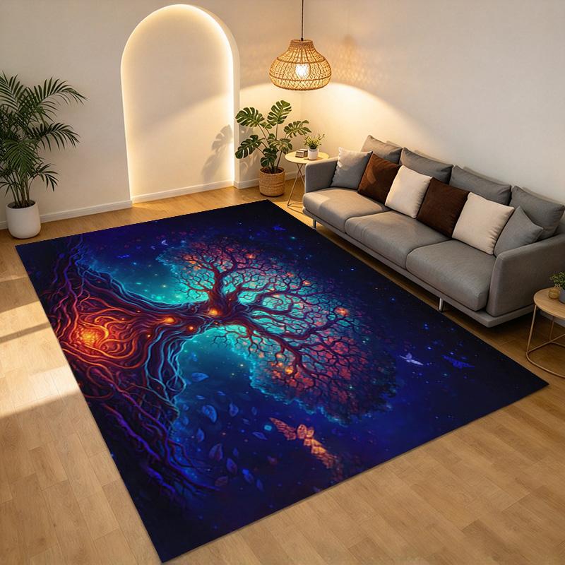 Tree Life Living Room Nonslip Area Rug Soft Carpet For Bedroom Game Playroom Sofa Office Home Decor Doormat Christmas Gift C9301209
