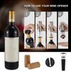 Electric Wine Opener Set Automatic Wine Bottle Set Battery Cork Screw Cork Opener Battery USB Charging Cable For Wine Lover | Openers