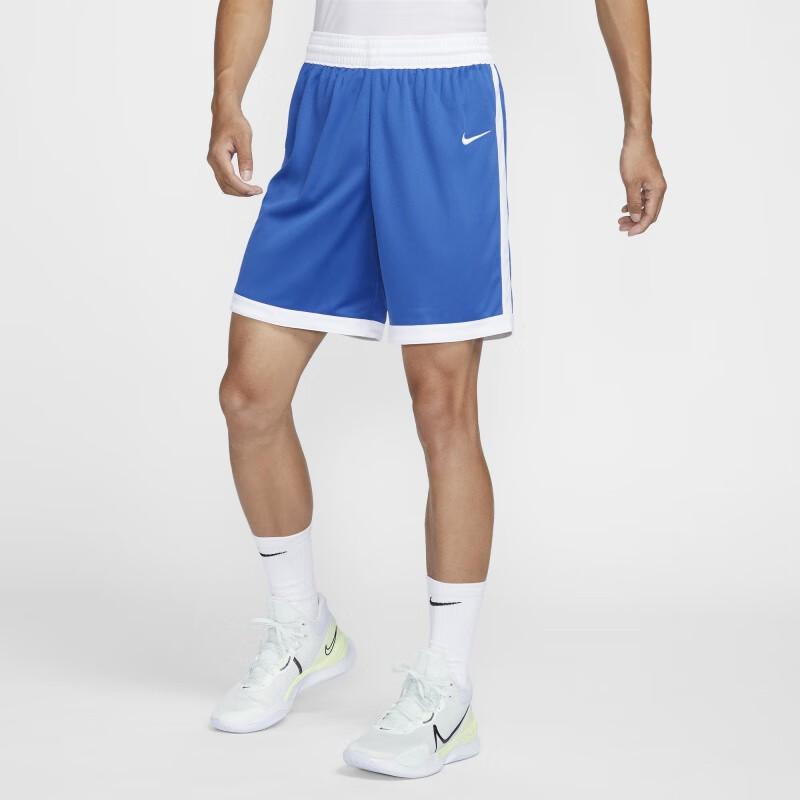 New Nike Basketball Shorts Men's Royal Blue/White/White HF0518-494