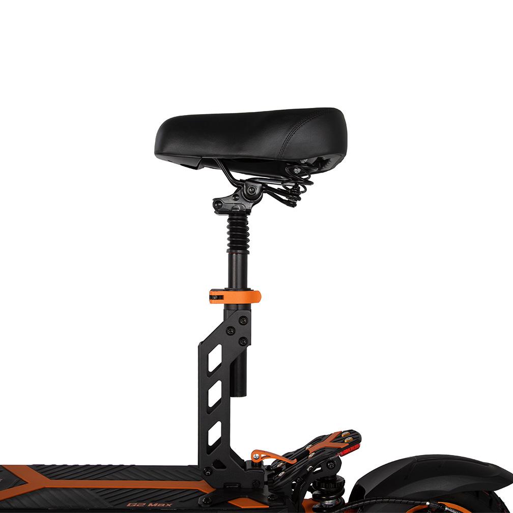 Kukirin GII Max Stadselsparkcykel 1000W 48V 20,8Ah, 55km/h Snabb Pendlar E-sparkcykel med Säte, Bekväm för Alla Åldrar