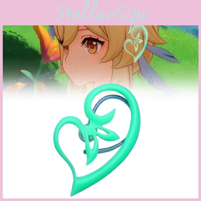 Genshin Akasha Impact Earrings Props Luminous Cosplay Eardrop Jewelry Fans Gift