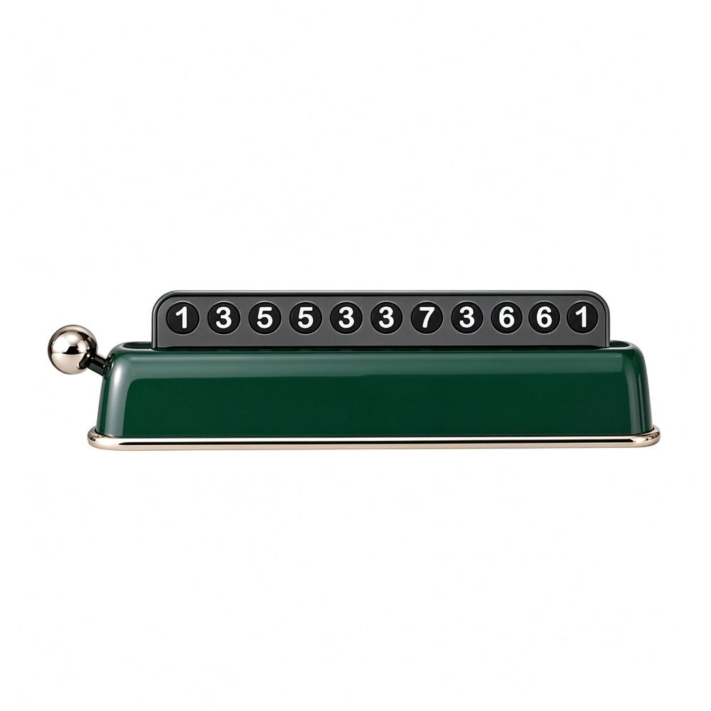 Hidable Moving Plate ABS Number Sign NEW Temporary Number Plate Car Decoration