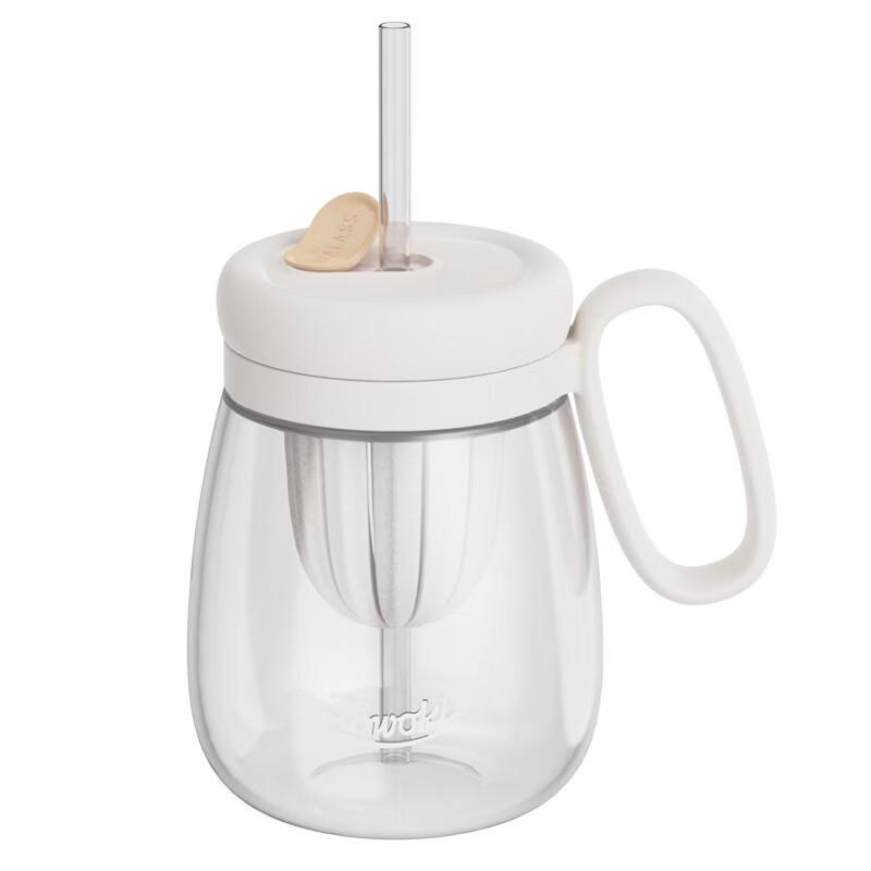 Flower Tea Infuser Glass Cup