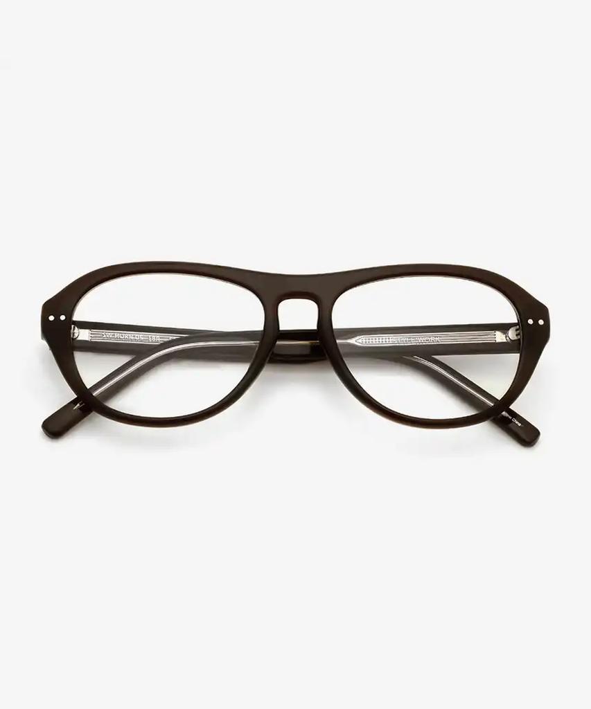Seutailwokeu Brown Sw Horn 05 Lbr Stylework Eyeglass Frames