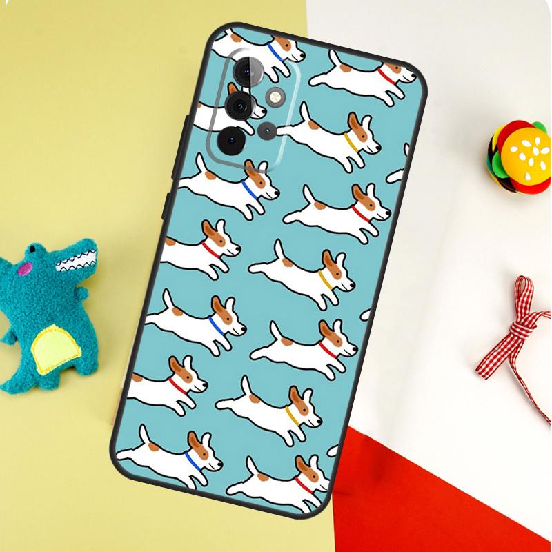 Jack Russell Terrier Dog For Samsung Galaxy A55 A35 A15 A54 A34 A14 A53 A33 A13 A05 A06 A16 A22 A32 A52 Phone Case