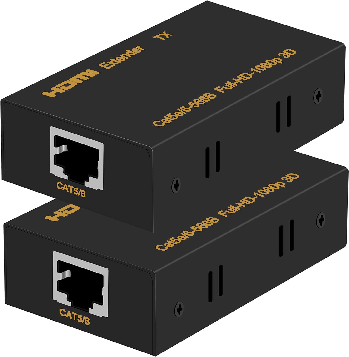 

HDMI Extender EX60Y 60M Wired LAN Extension RJ45 Conversion Extender HDMI Over Ethernet Extender Ethernet CAT6 CAT7 Extension 1080P 60Hz 3D PC Monitor