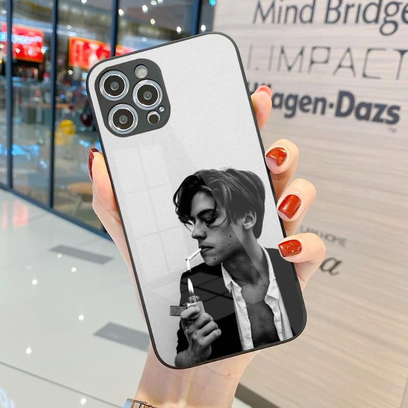 Cole Sprouse Cool Phone Case For IPhone 14 13 12 11 Pro Max X XR XS 8 7 Plus Liquid Glass Color Phone Cover