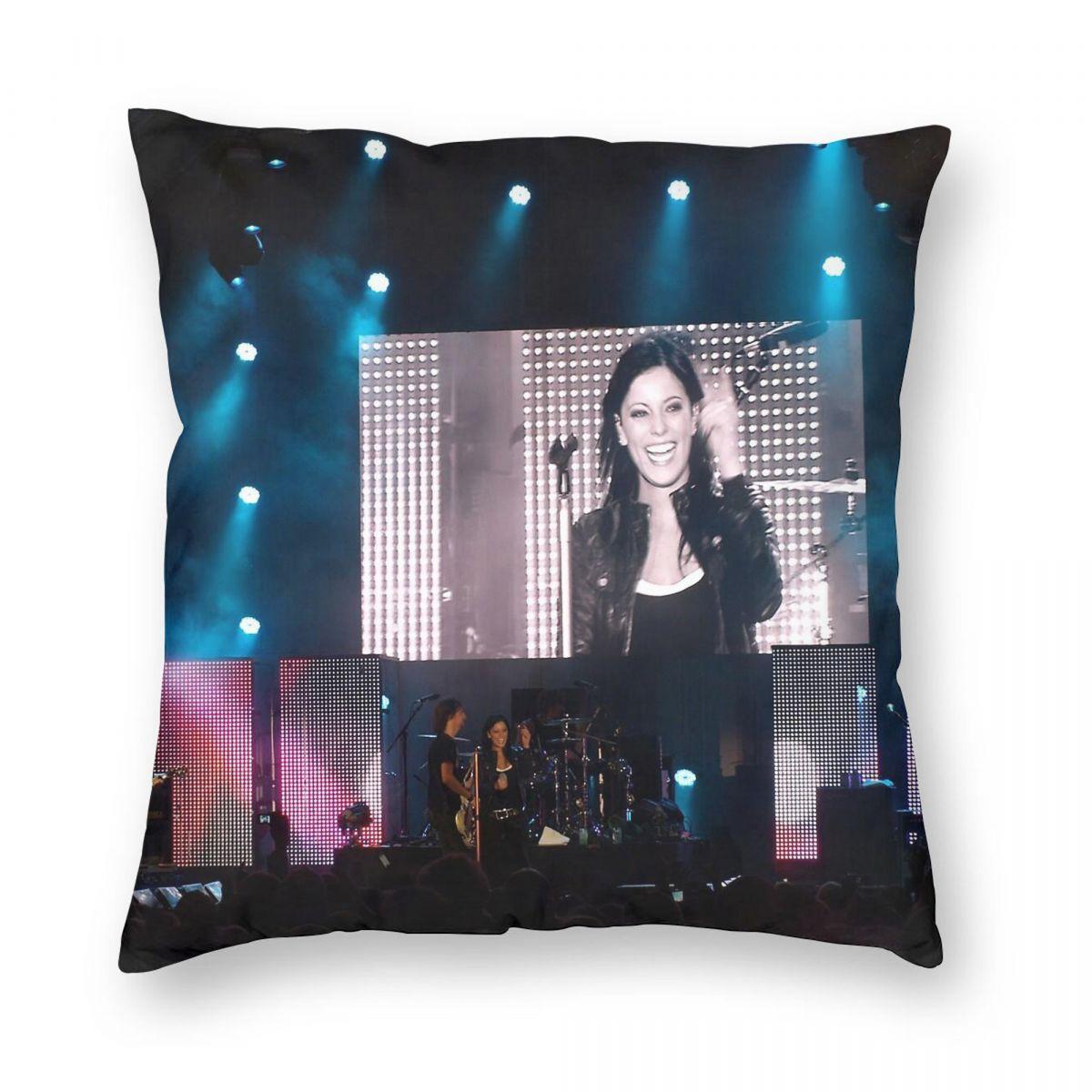 

Silbermond Concert Moments Square Pillowcase Polyester Linen Velvet Pattern Zip Decorative Pillow Case Home Cushion Case 30x30cm