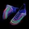Sports broken children's sneakers girls a nail men's game high-top 2025 football shoes luminous new training