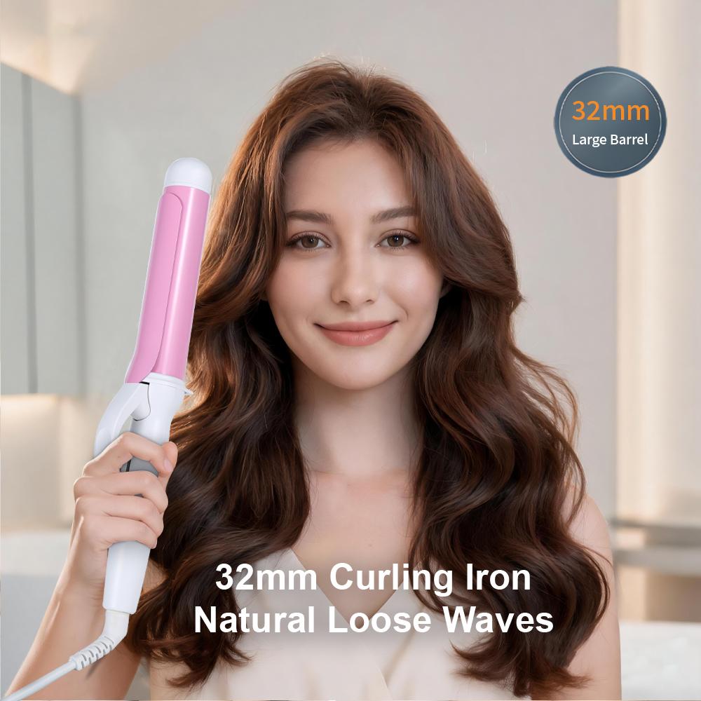 Keramische Krultang Reis Krultang voor Grote Volume Golven Haar Krultangen Vrouwelijke Styling Tool