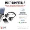 Poly Voyager 4320 Wireless Headset with Microsoft Certified Bluetooth Charging Noise Wireless Bluetooth Earphones for and Web Conferencing (8G110AA)