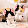 24cm Kawaii Plush Cat Doll – Soft Cuddly Devon Rex Style Stuffed Toy for Kids, Bedtime Companion & Birthday Gift