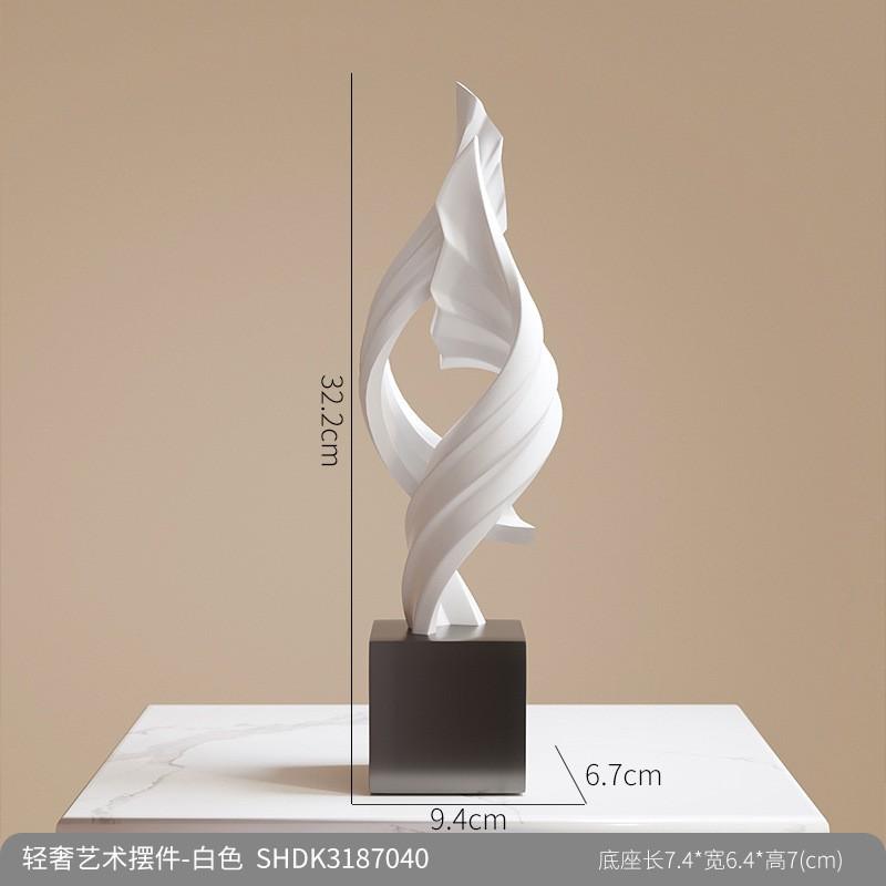 Modern Minimalist Abstract Resin Desktop Decor Office Living Room Wine Cabinet Gift Men